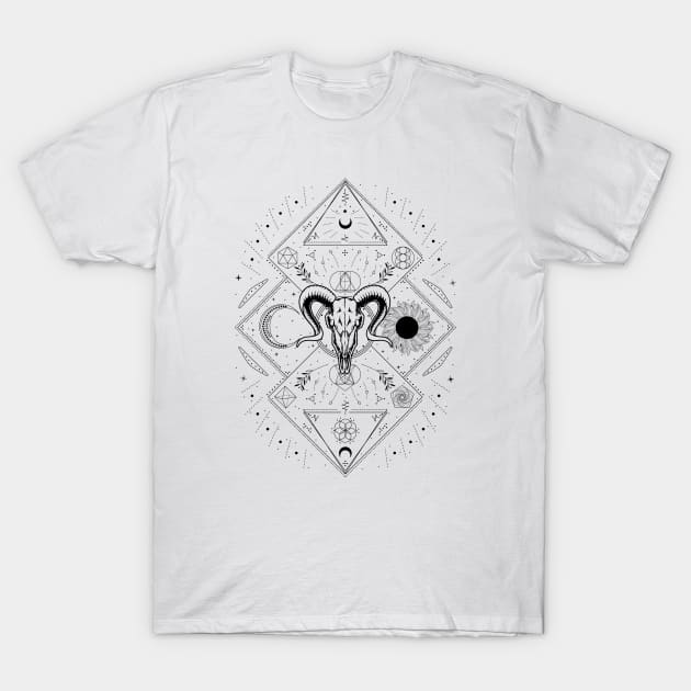 The Horned God | Pagan Symbol T-Shirt by CelestialStudio